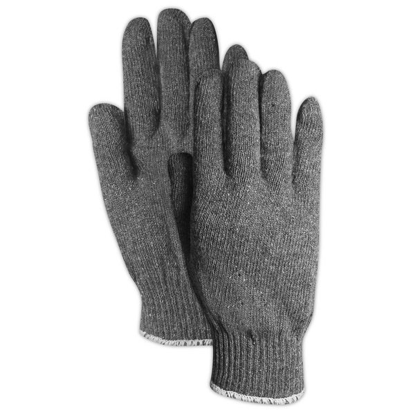 Magid Greyt Shadow G14180KWOE HighDensity Grey Knit CottonPolyester Gloves, 12PK G14181KWOE
